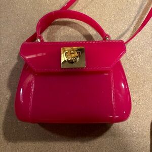 Small Furla Purse Bright Pink